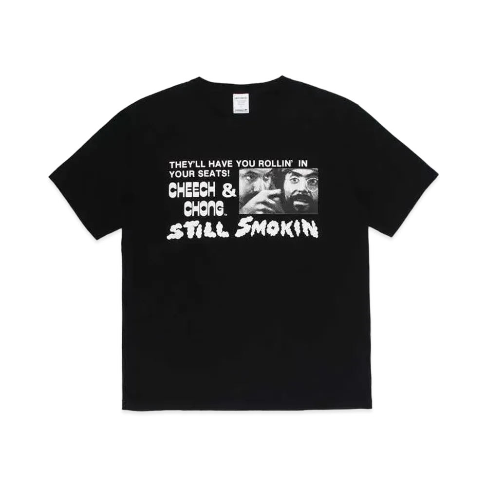 WACKO MARIA STILL SMOKIN' / WASHED HEAVY WEIGHT T-SHIRT #4 "Black"