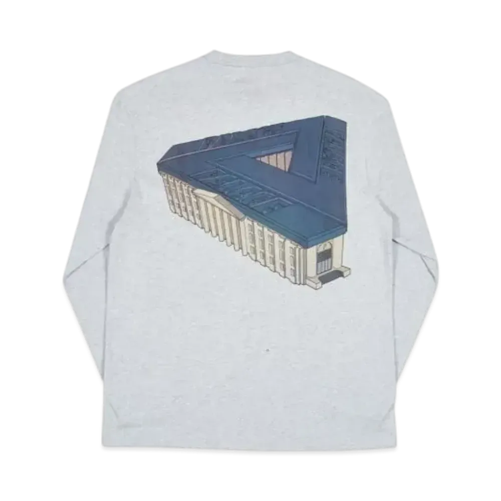 PALACE Palazzo Longsleeve "Grey Marl"