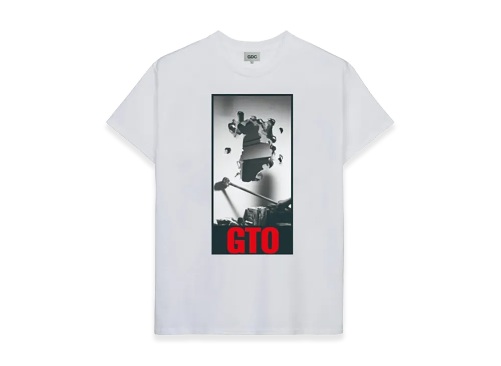 GDC x GTO Break The Wall Tee "White"