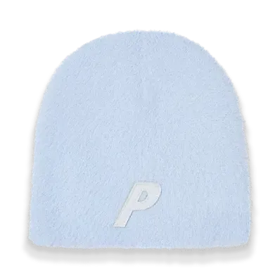 PALACE Faux Mohair P Nein Cuff Beanie "Blue"