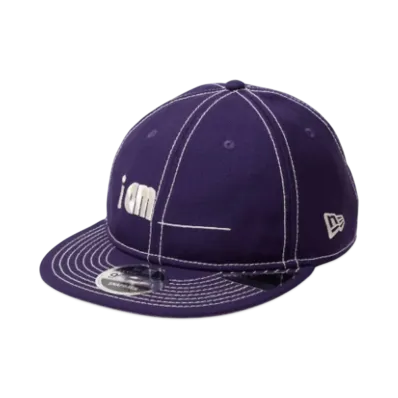 NEW ERA x MIYUKI ARIHARA RC 9Fifty Flat Visor i am Wool "Purple"