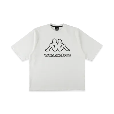 WIND AND SEA x KAPPA S/S Omini Tee "Gray White"