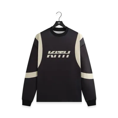 Kith Moto Racer Long Sleeve Leonard Tee "Black"