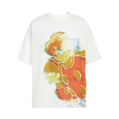 Ground Y x CYBORG009 60th Cyborg 009 & Cyborg 003 Watercolor Short Sleeve T-Shirt "White"