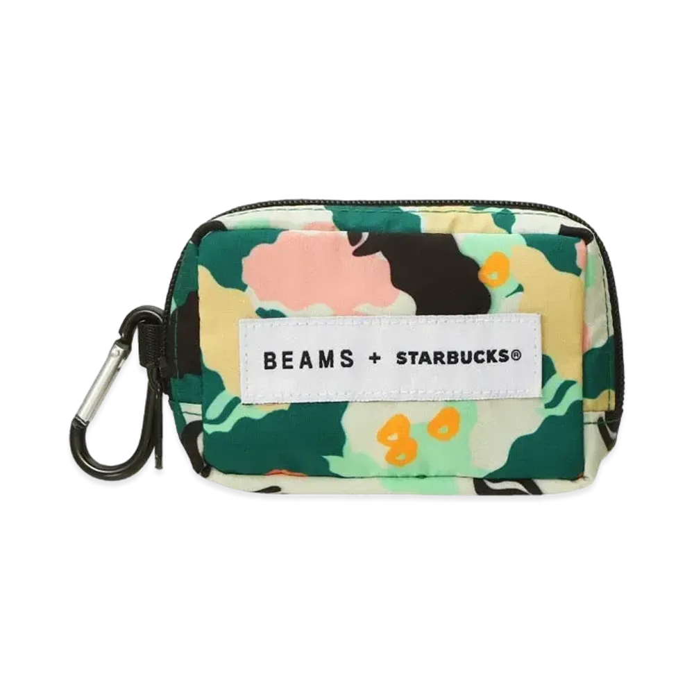 BEAMS x STARBUCKS Mini Pouch "Coffee Tree"