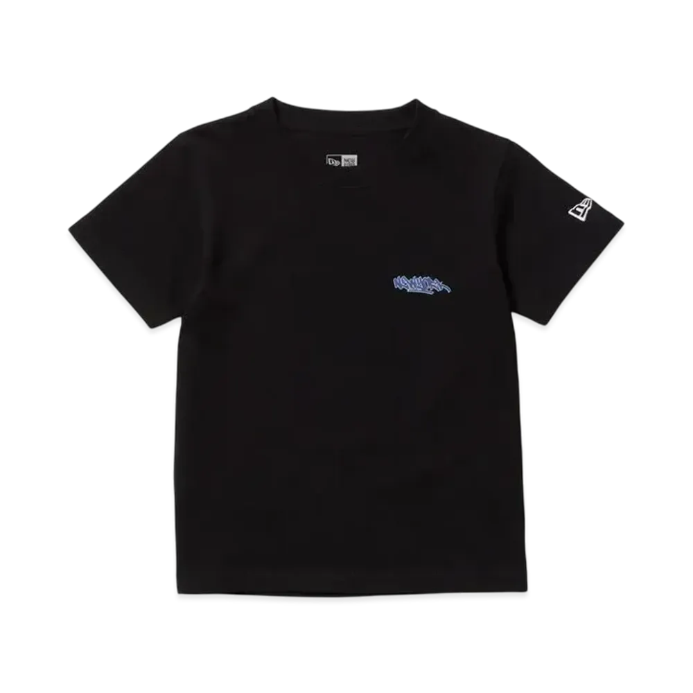 NEW ERA Child Short Sleeve Cotton T-Shirt Graffiti "Black"