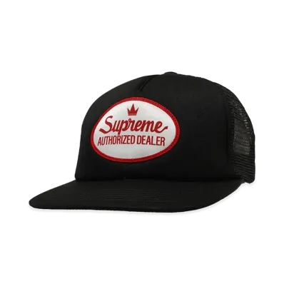 Supreme Authorized Mesh Back 5-Panel "Black" (25SS)