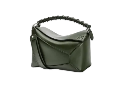 LOEWE Puzzle Edge Bag In Nappa Calfskin "Vintage Khaki"