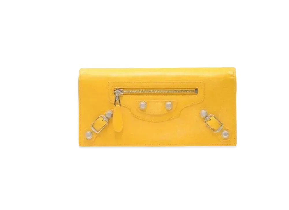 BALENCIAGA Sheepskin Wallet "Yellow"