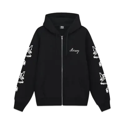 Stussy Paradise Lost Zip Hoodie "Black"