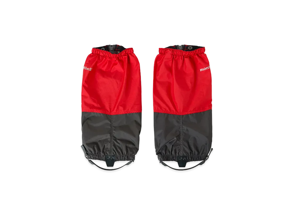 mont-bell Dry-Tec Light Spats Long "Red"