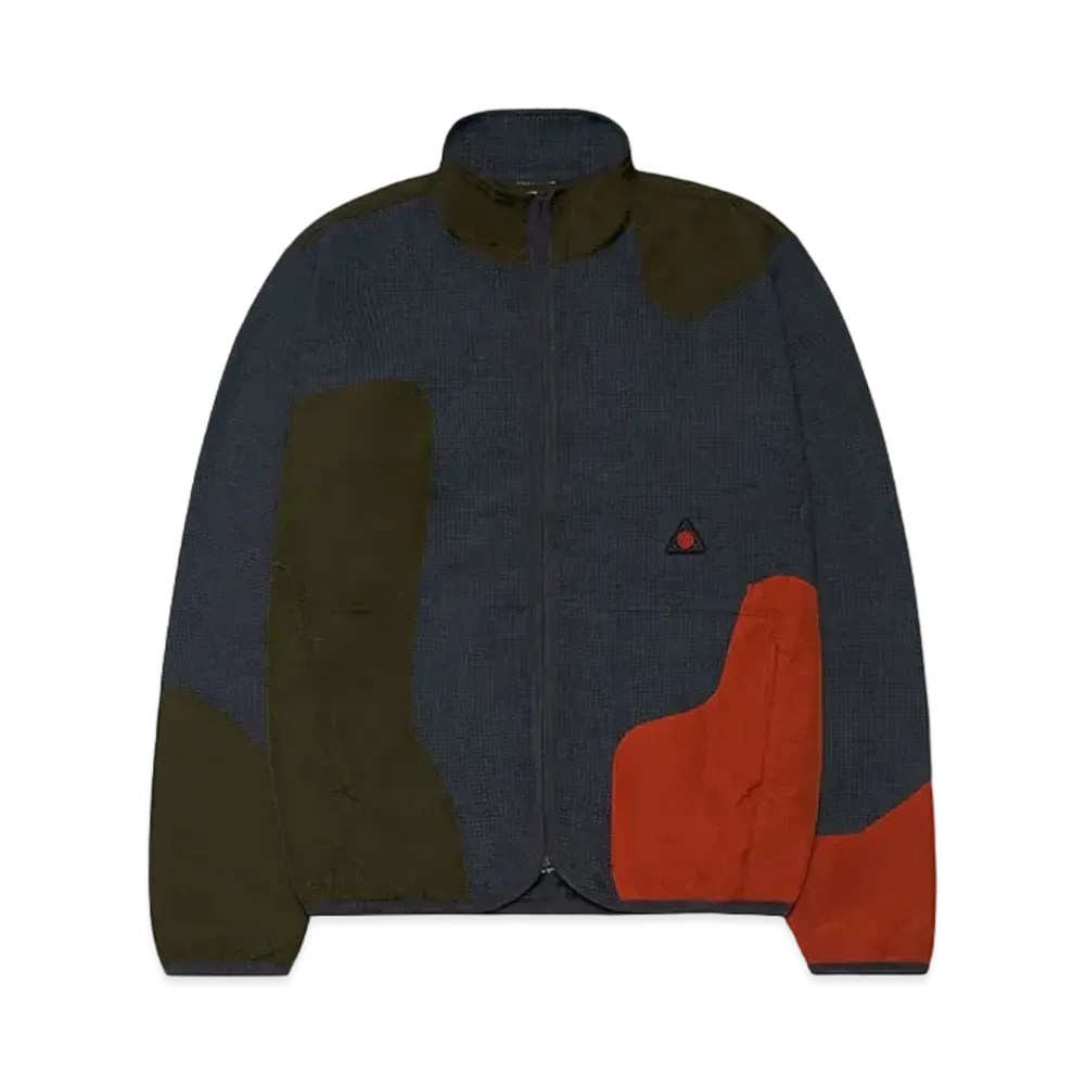 P.A.M. Leaf Litter Micro Grid Zip Through Jacket "FOREST FLOOR"