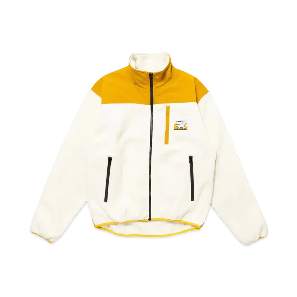 HUMAN MADE FLEECE JACKET "White"
