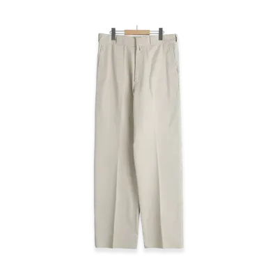 COMOLI Post Work Twill Pants "Ivory"