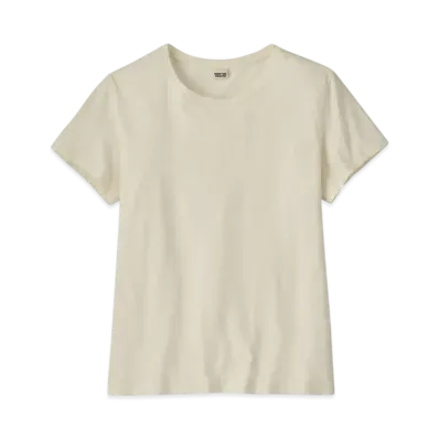 Patagonia Women's Regenerative Organic Certified Cotton Tee "Natural"