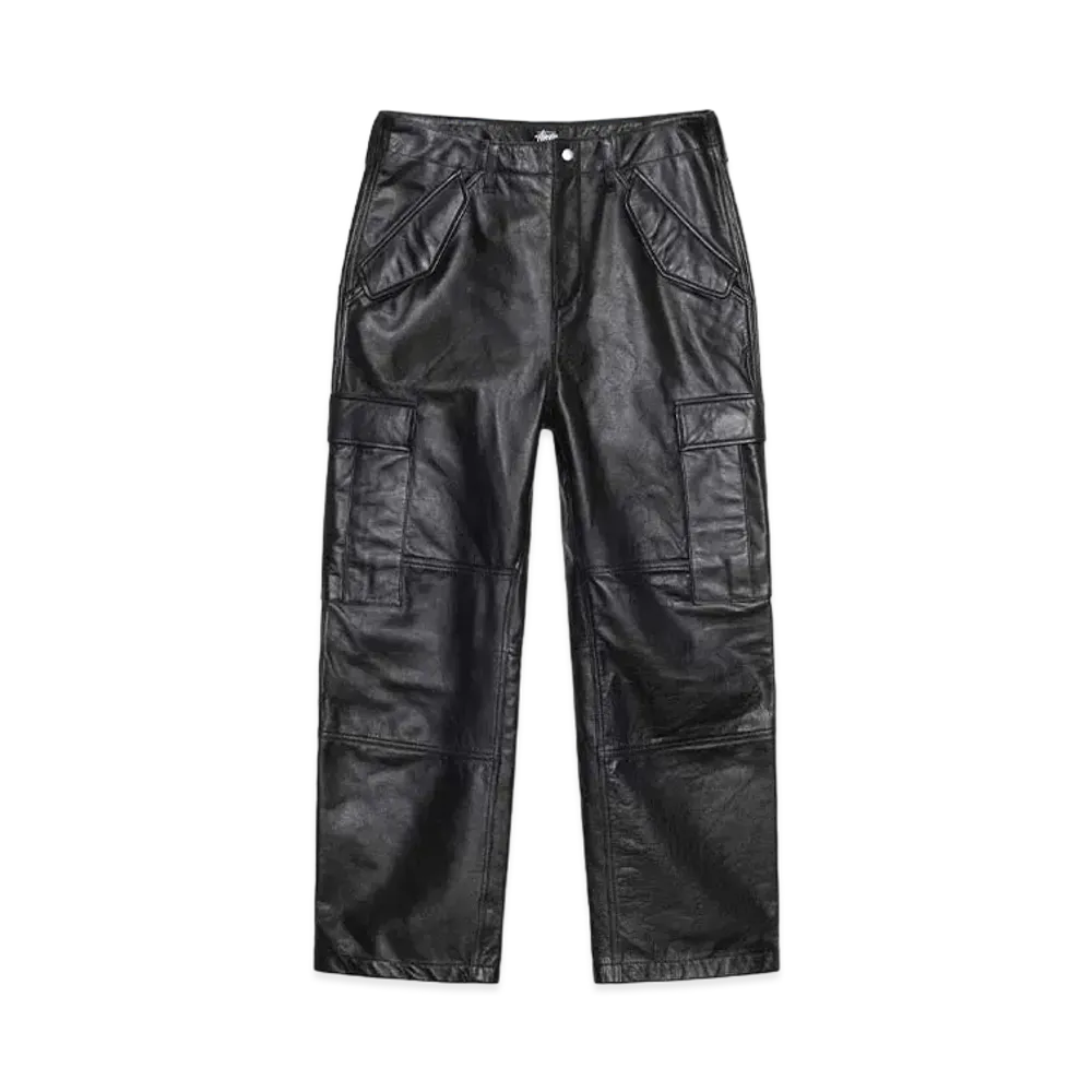 Stussy Military Cargo Pant Leather "Black" (FA24)