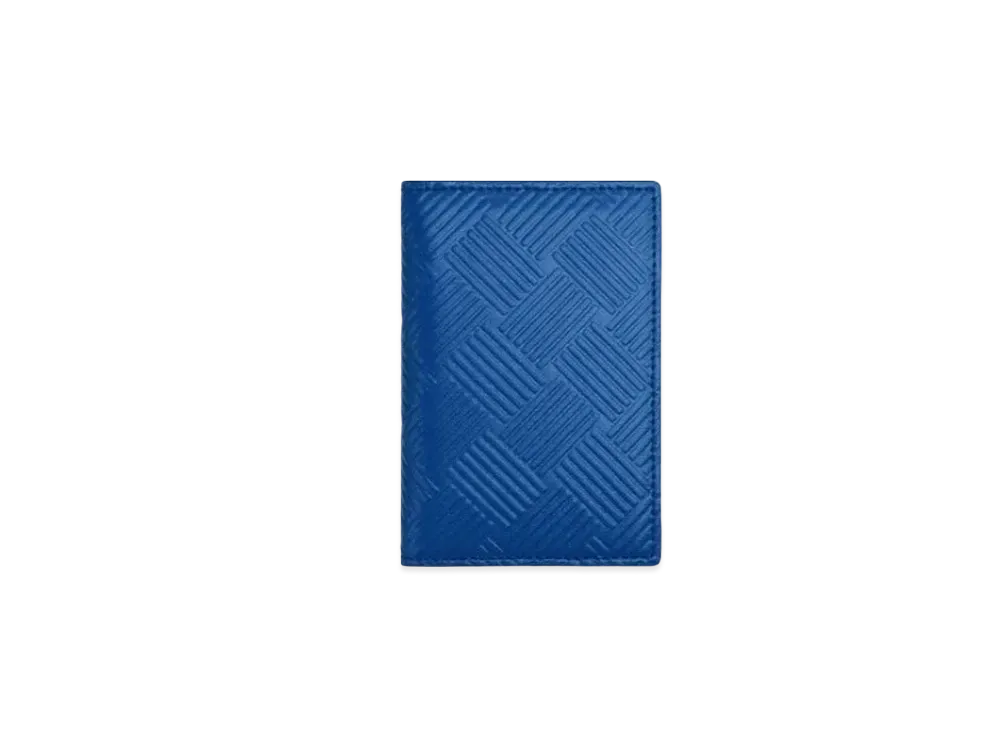 Bottega Veneta Flap Card Holder "Cobalt"
