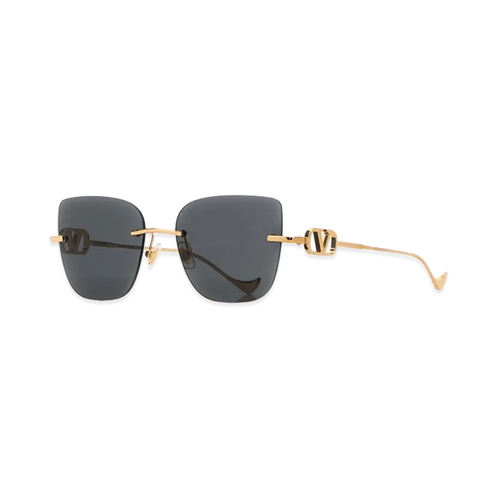 Valentino Women's Metal Sunglasses "Gold"