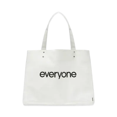 everyone TEMBEA Remix PVC Carry Tote "White"