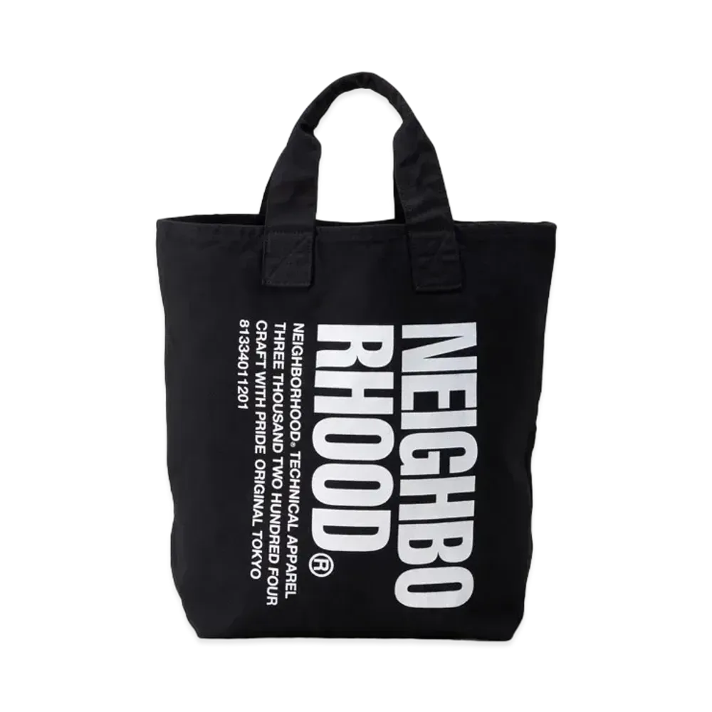 NEIGHBORHOOD Garment Dye Tote . CO "Black"