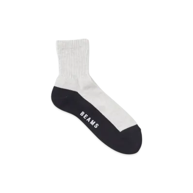 BEAMS Switch Bottom Socks "GrayNavy"
