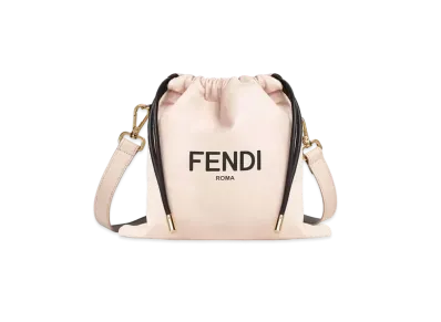 FENDI Pack Small Pouch Nappa Leather Bag "Pink Beige"