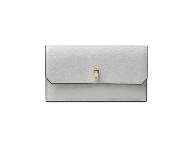 Valextra City Wallet "Ash Gray"