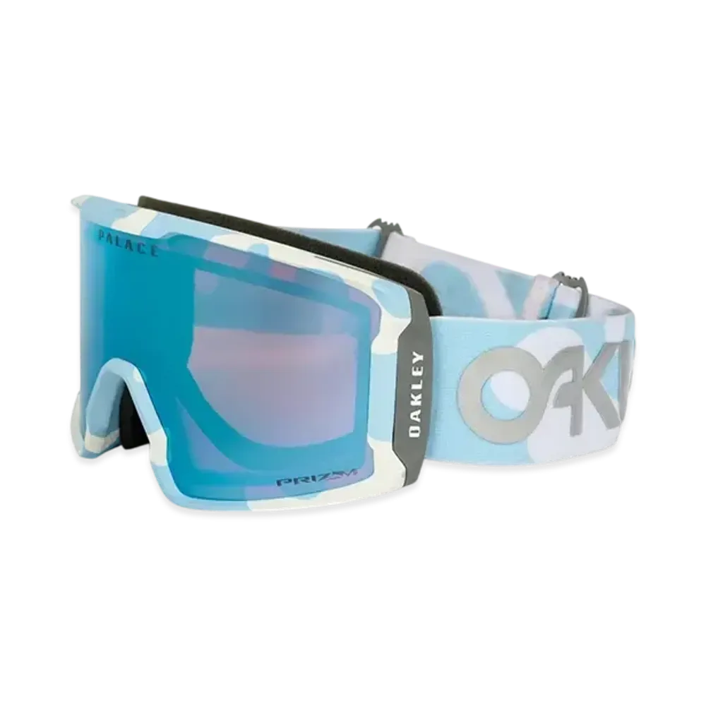 PALACE x Oakley Line Miner Snow Goggles "Cloud"