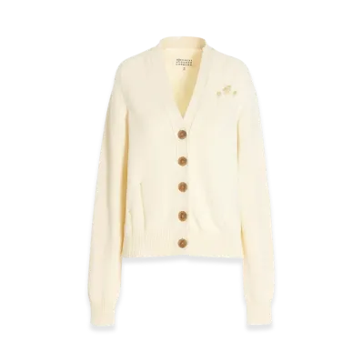 Maison Margiela Women's Decontracte Cardigan "Ivory"