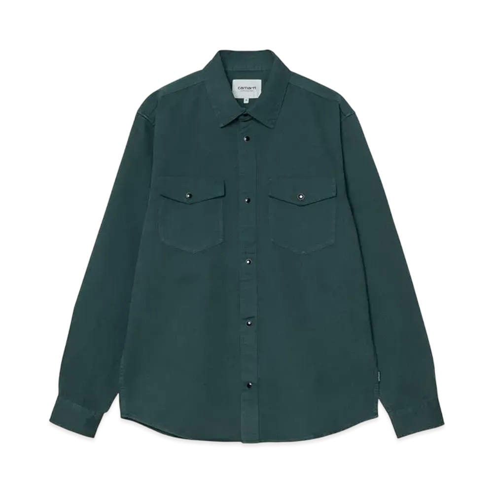 Carhartt WIP L/S Santa Fe Shirt "Deep Lagoon"