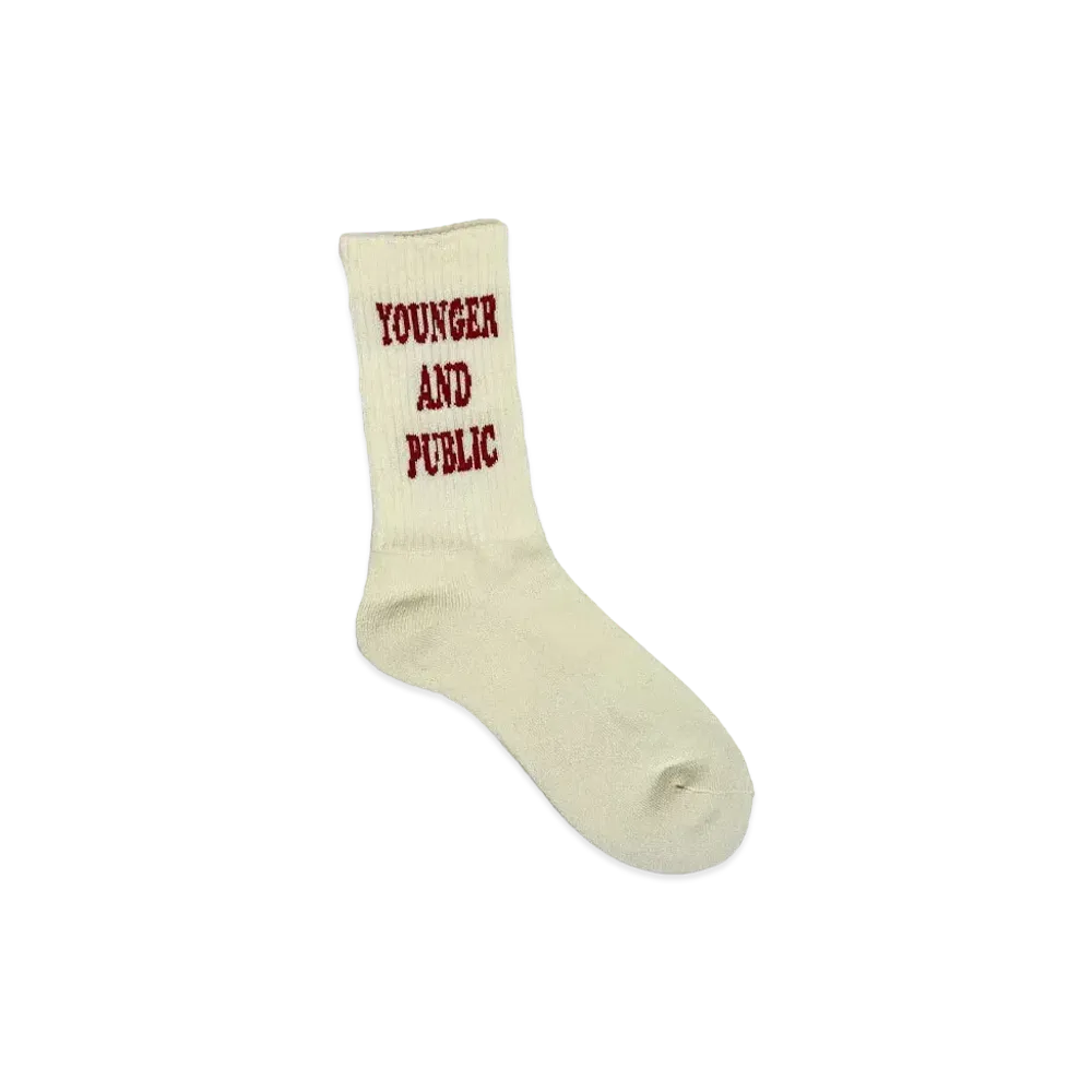 Public Culture x Younger Song SOX "white"