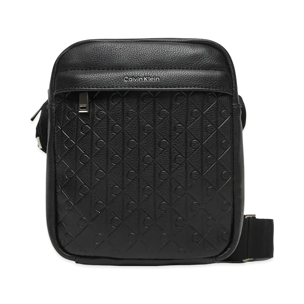 Calvin Klein Emblem AOP Emboss Reporter "Black"