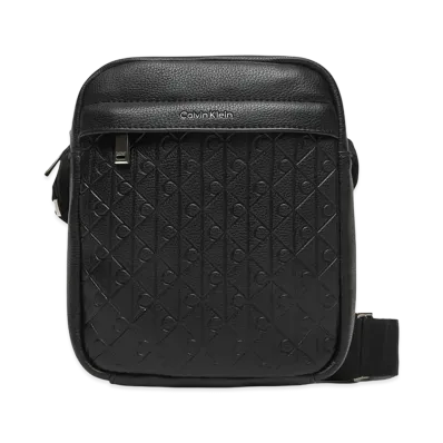 Calvin Klein Emblem AOP Emboss Reporter "Black"