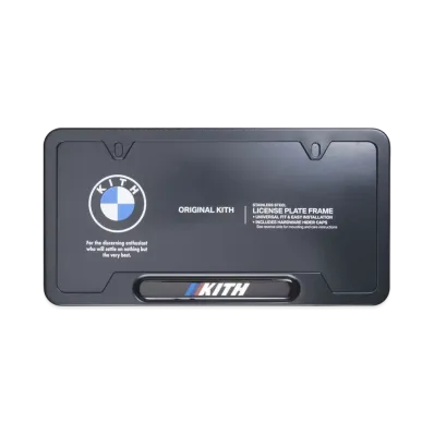 KITH BMW License Plate Frame "Black"