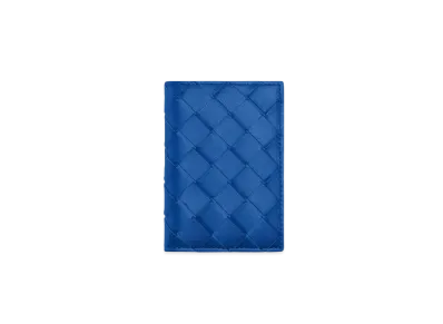 Bottega Veneta Flap Card Holder "Cobalt"