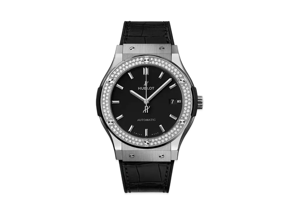 HUBLOT Classic Fusion Titanium Diamonds 45mm