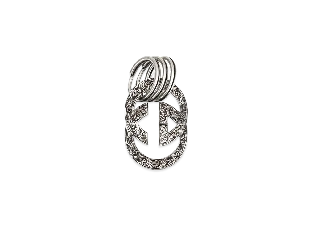 超希少 オールドグッチ キーリング インターロッキング シェーヌダンクル 超希少 オールドグッチ キーリング インターロッキング