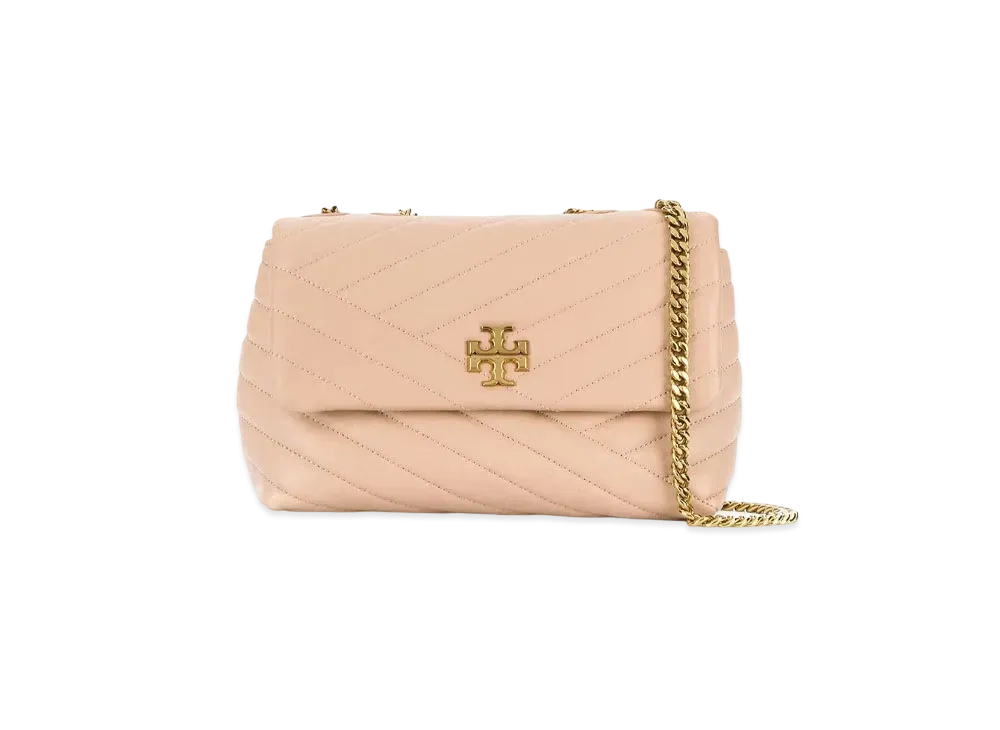 Tory Burch Kira Chevron Small Convertible Shoulder Bag "Cream"