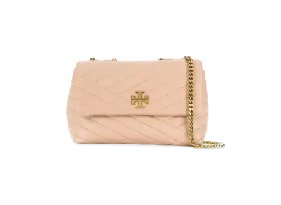 Tory Burch Kira Chevron Small Convertible Shoulder Bag "Cream"