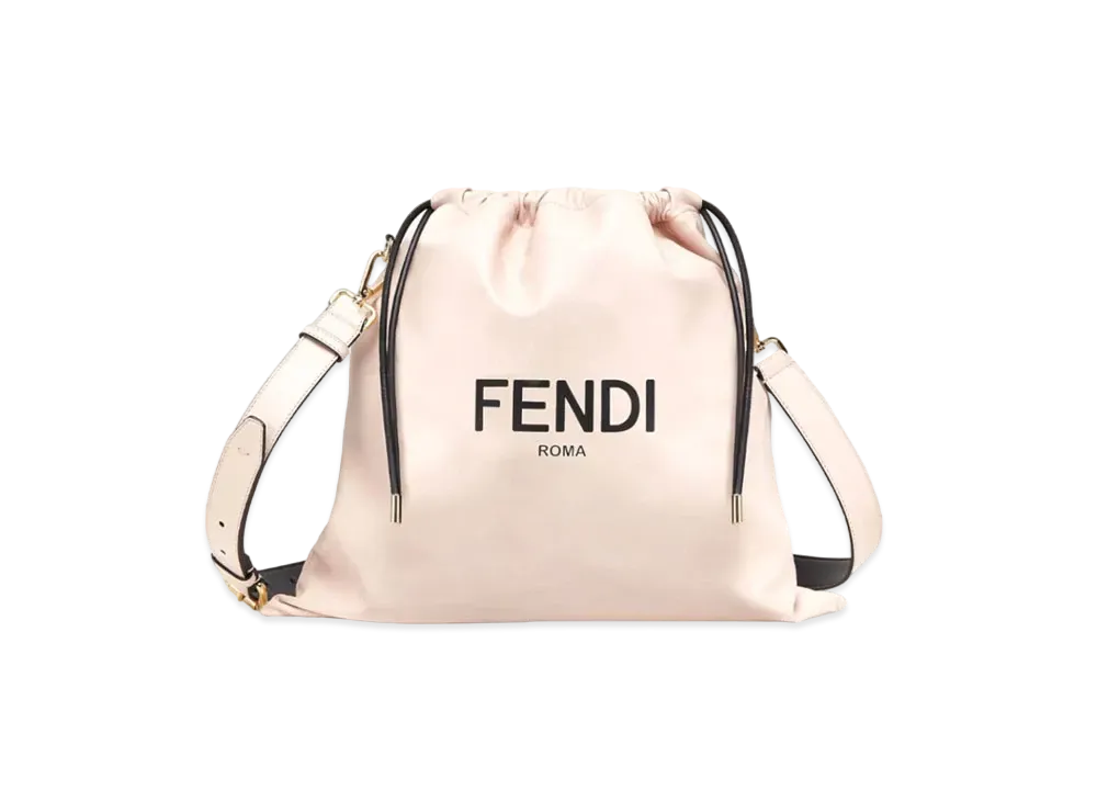 FENDI Pack Medium Pouch Selleria Bag "Pink Beige"