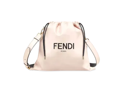 FENDI Pack Medium Pouch Selleria Bag "Pink Beige"