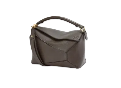 LOEWE Puzzle Edge Bag In Goatskin "Taupe"