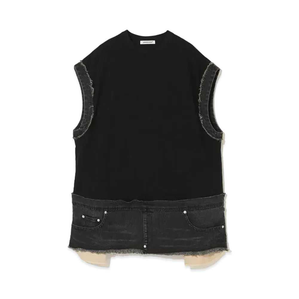 UNDERCOVER Cotton Tank Top "Black"