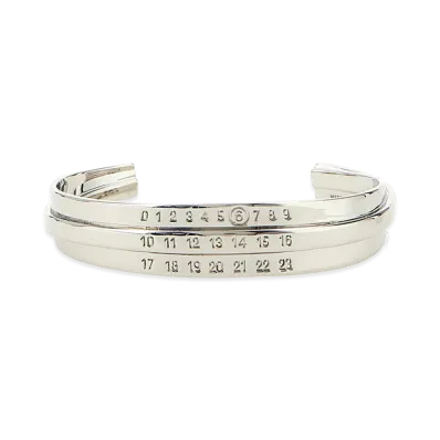 MM6 Maison Margiela Women's Numeric' Bracelet "Silver"