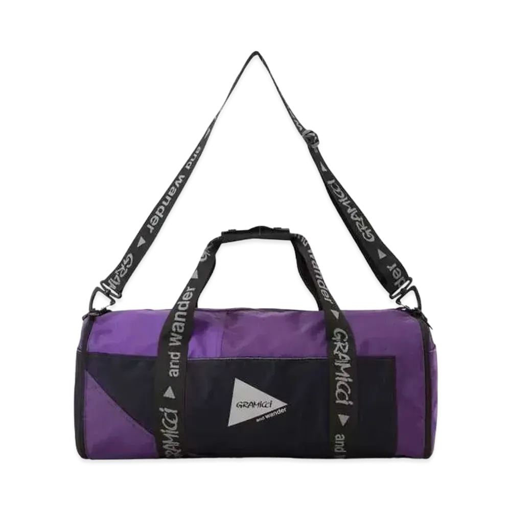 GRAMICCI x and wander Multi Patchwork Boston Bag "Multi Purple"