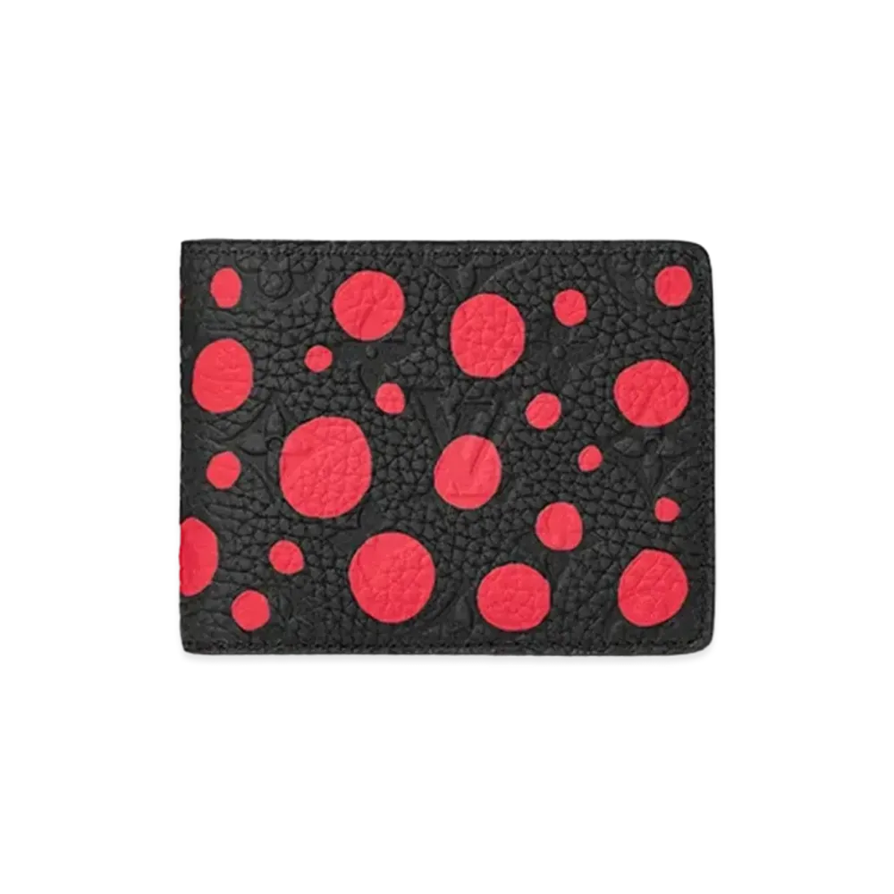 Louis Vuitton x Yayoi Kusama Slender Wallet Taurillon Monogram Leather Infinity Dots "Noir"