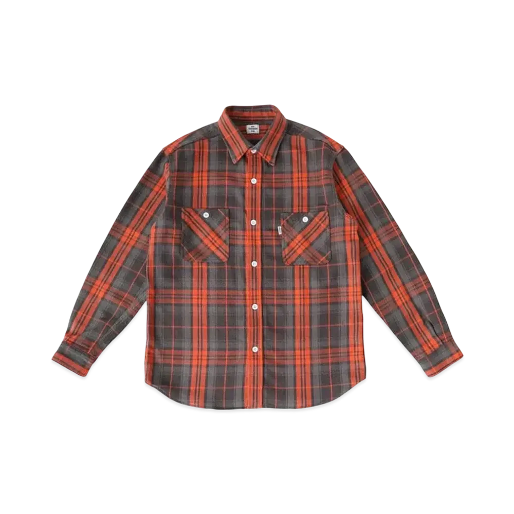 Ron Herman Heavy Flannel Cheked Shirt "Red"