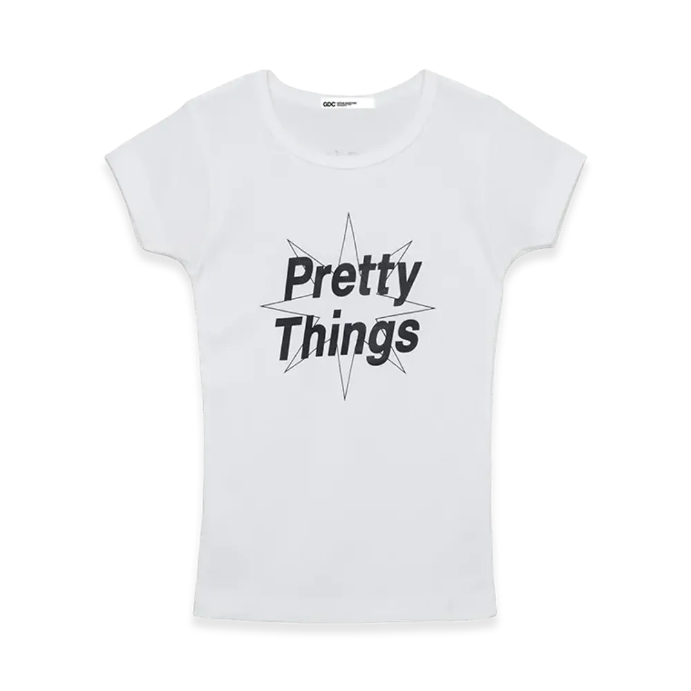 GDC x Pretty Things Mini Tee "White"