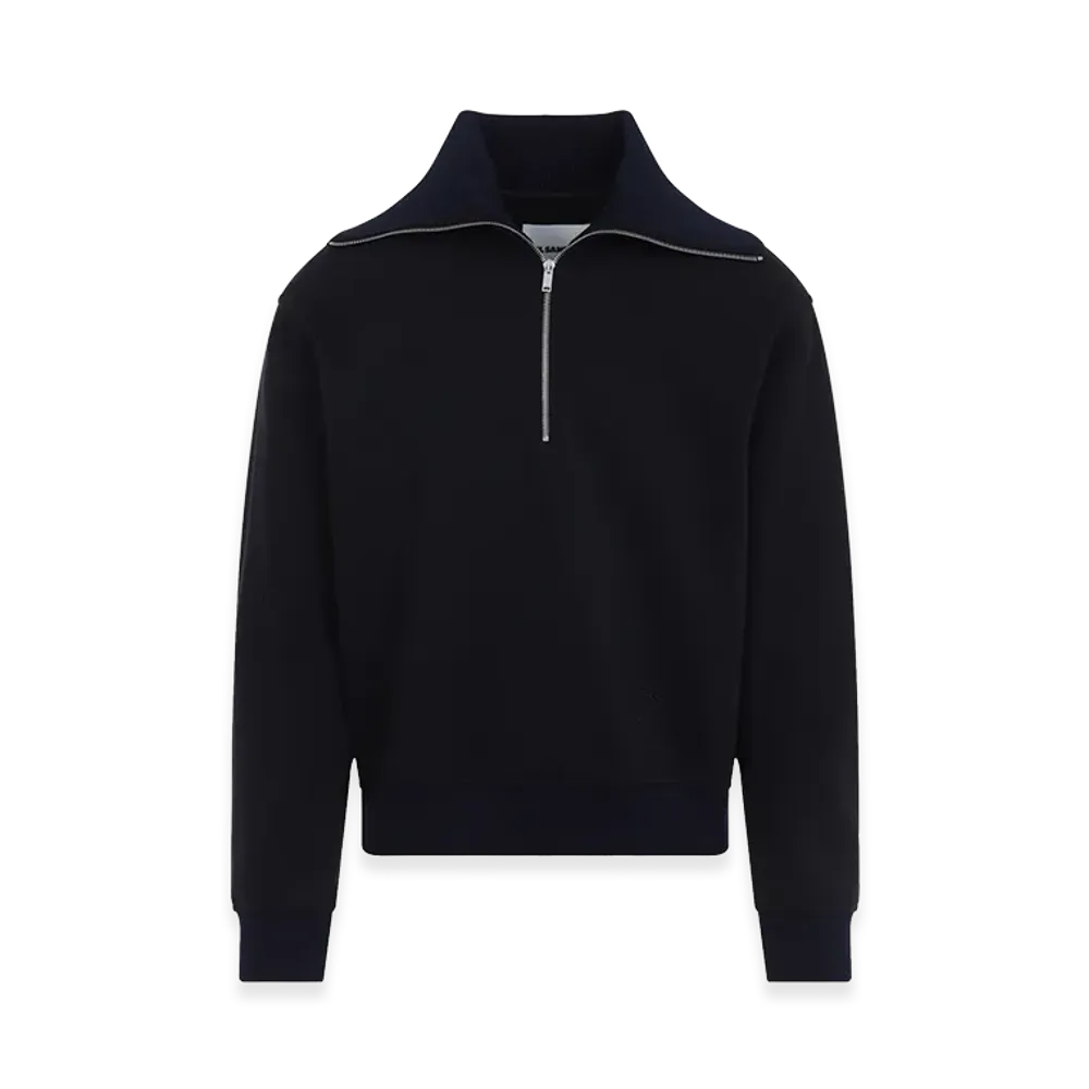 Jil Sander Cotton Sweatshirt "Navy"