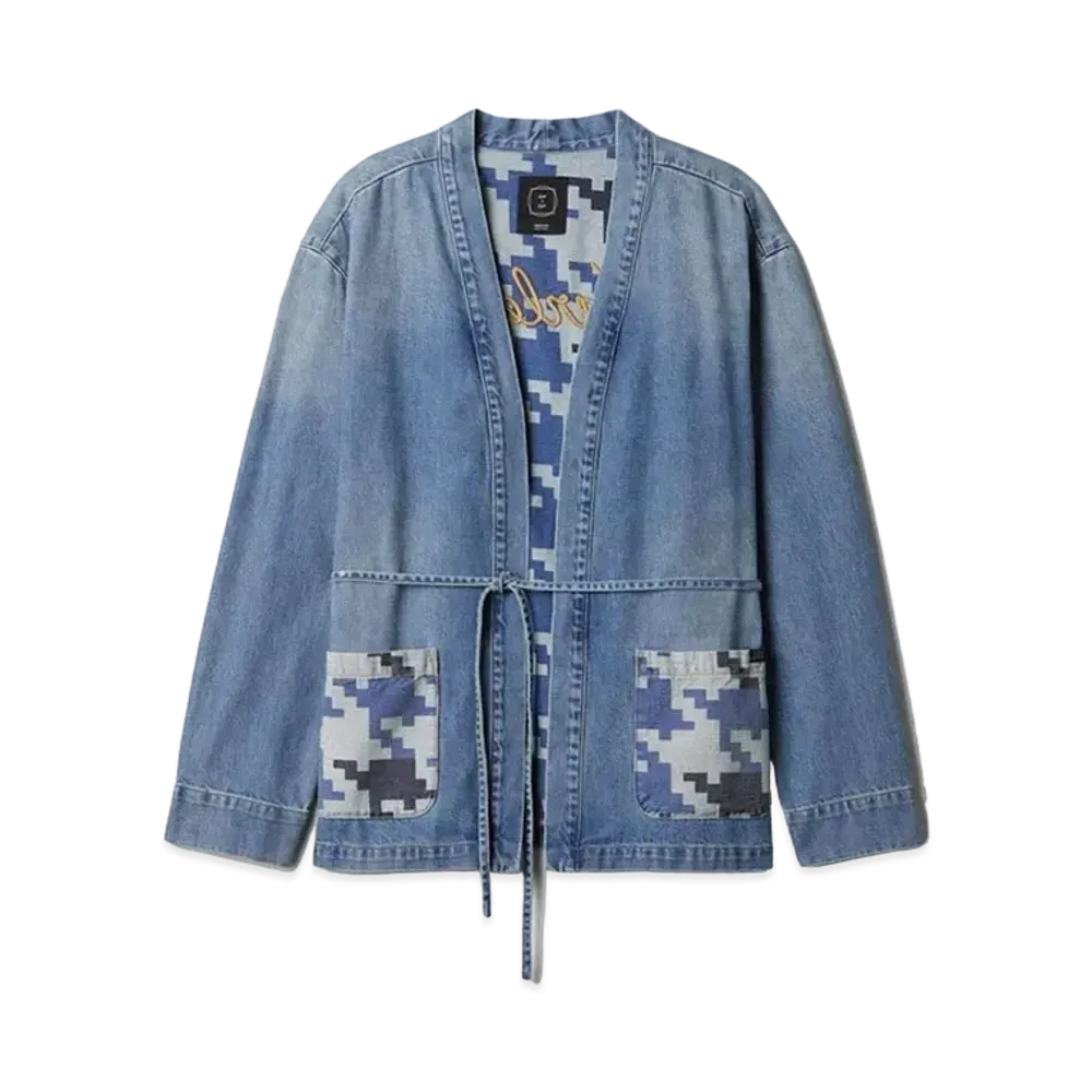 GAP DAP Organic Denim Wrap Jacket "Light Indigo"